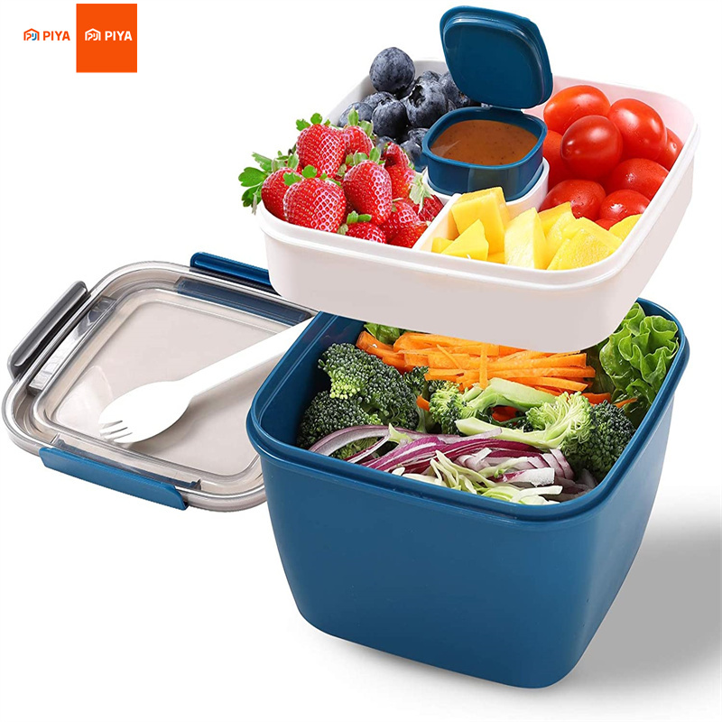 Food Xxl - Portable Salad Lunch Container Salad Bowl