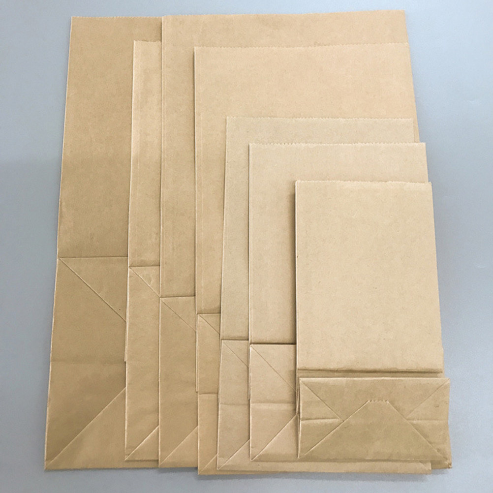 Snacks Food Usa - Kraft Paper Food Grade Bags 100