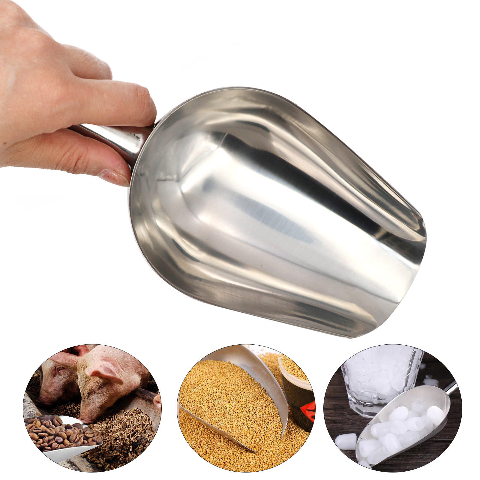 Food Xxl - Pet Food Shovel Stainless Steel Dog