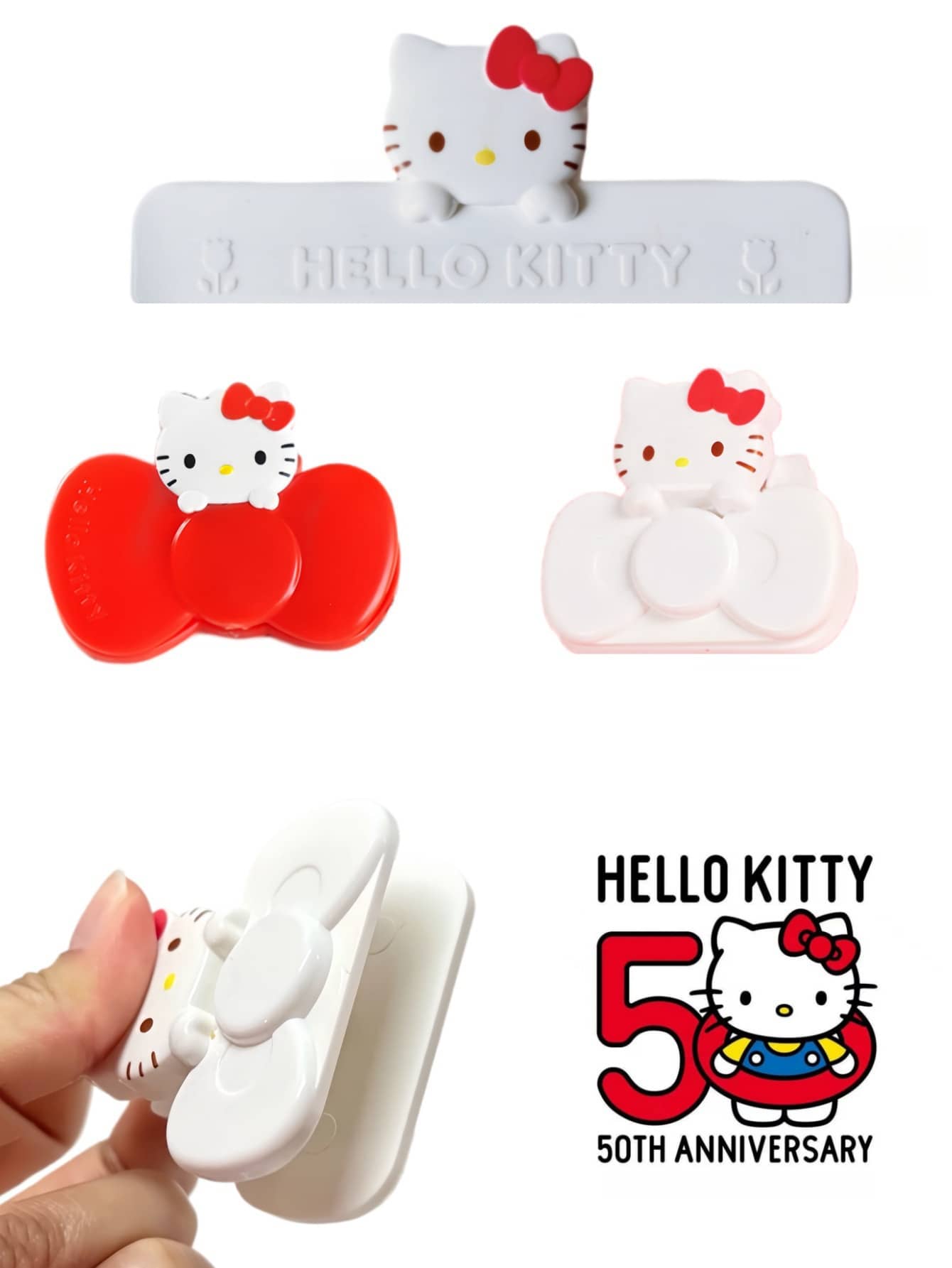 Food Snacks Items - 1/2pcs/set hellokittys Food Bag Clips with