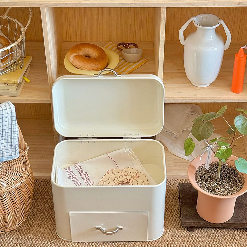 Cream Style Iron Storage Cabin - Food Snacks With Iron review and price
