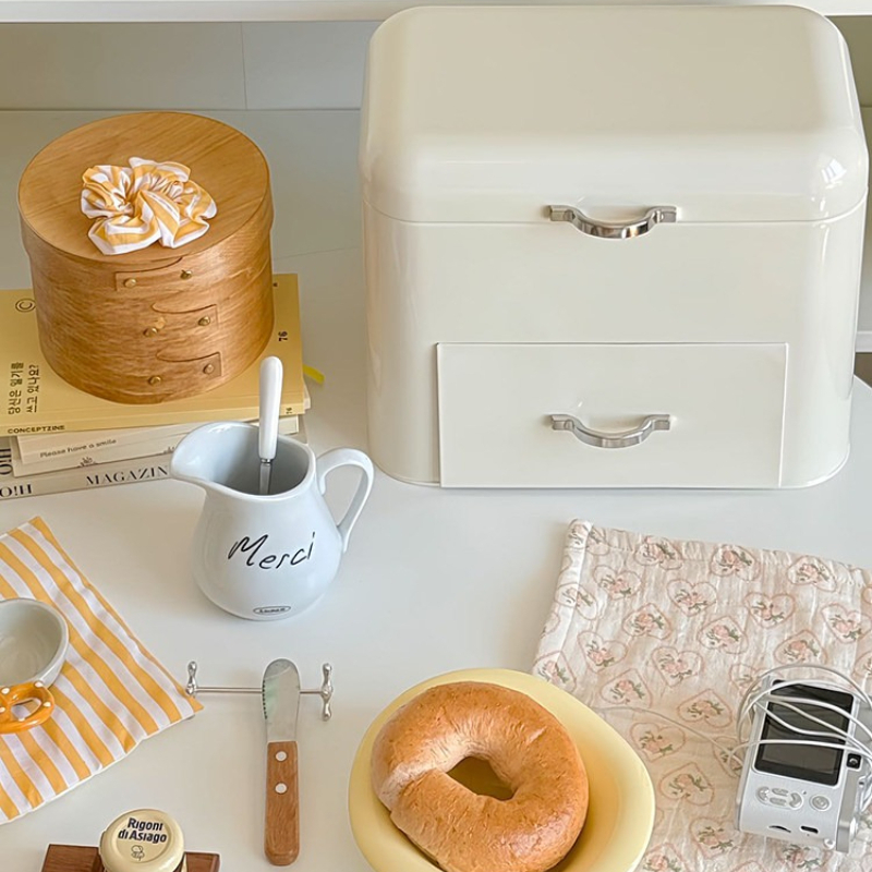 Cream Style Iron Storage Cabin - Food Snacks With Iron review and price