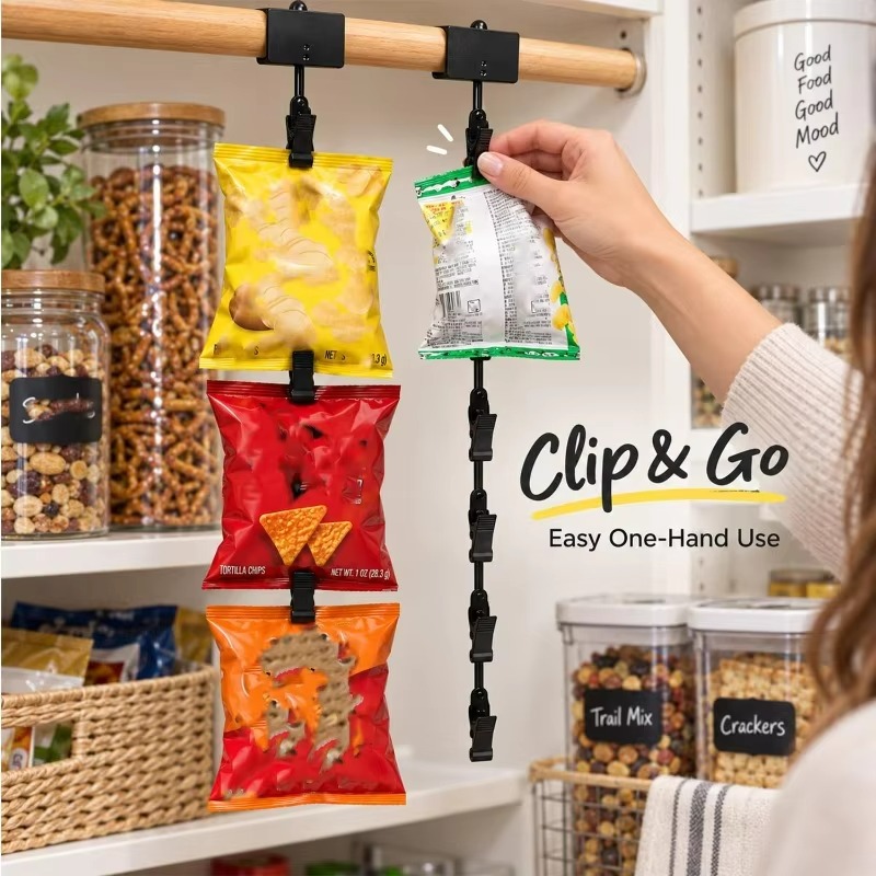 1/4Pcs Hanging Snack Bag Organ - Food Snacks With Iron review and price