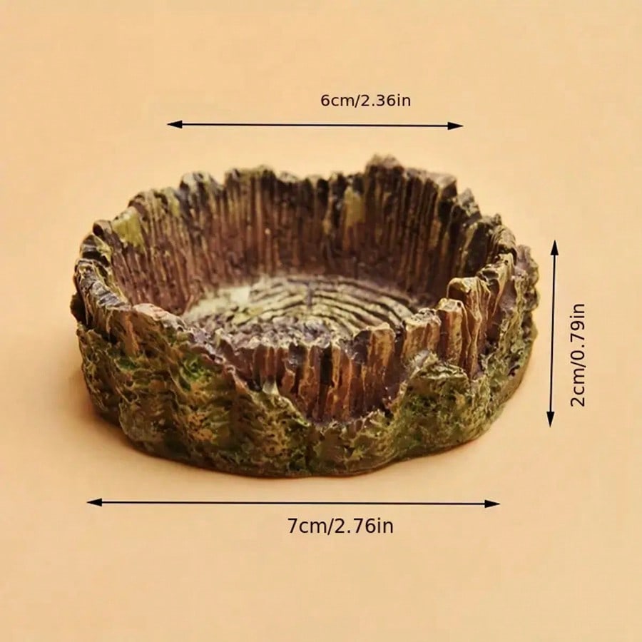 1 pcs Tree Stump  Shaped Repti - Food Xxl review and price