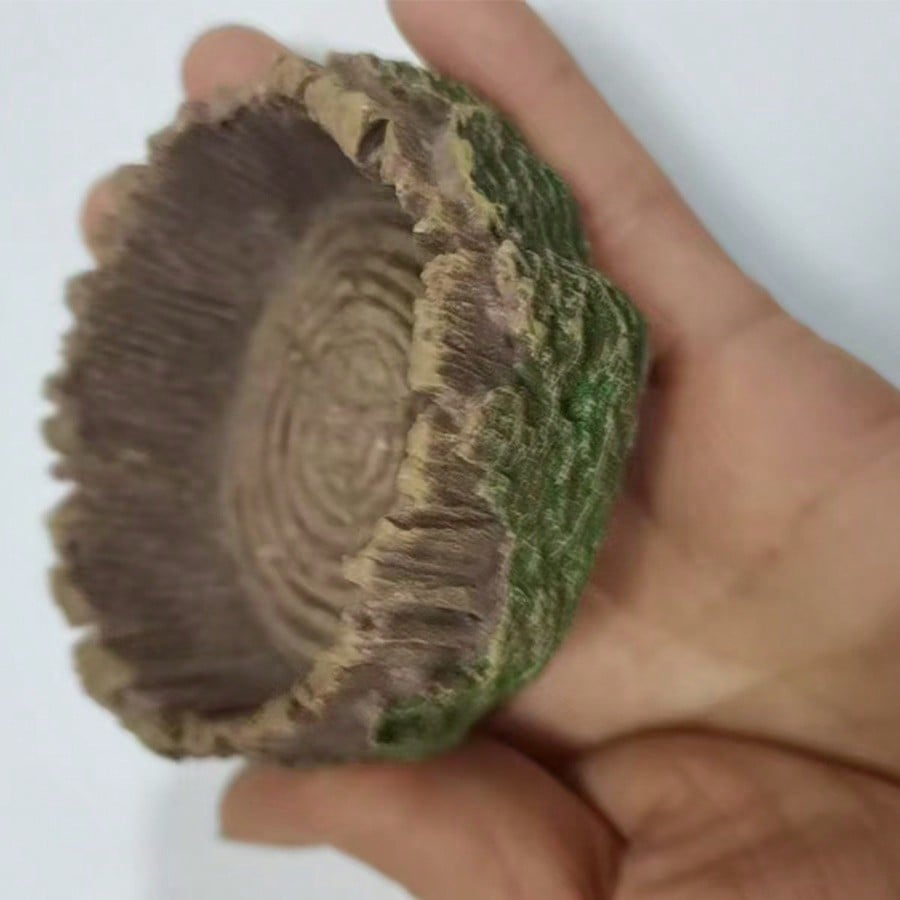 1 pcs Tree Stump  Shaped Repti - Food Xxl review and price