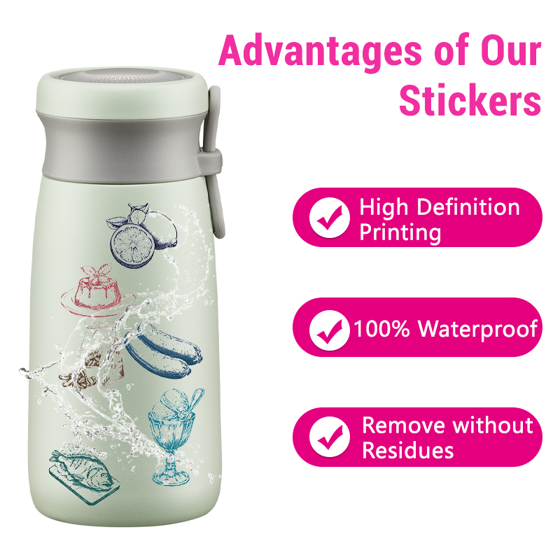 50PCS Retro Food Stickers Set  - Yummy Food Snacks review and price