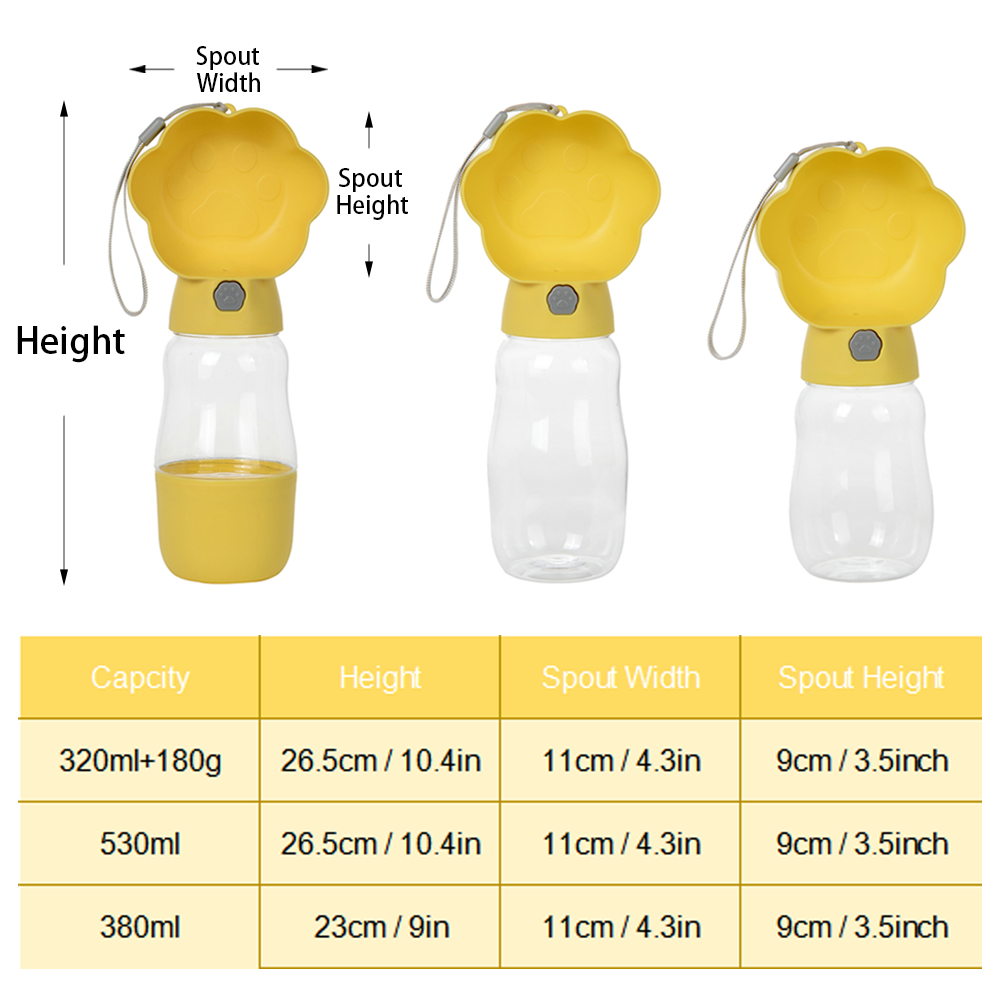 2 in 1 Dog Water Bottle With F - Food Xxl review and price